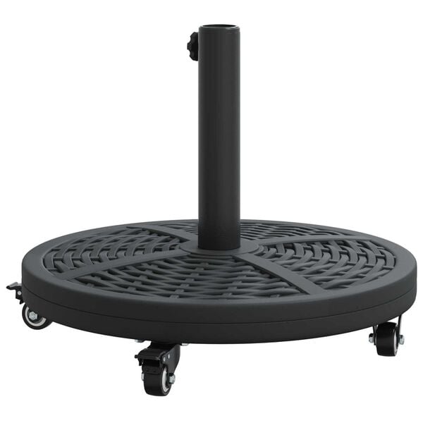 vidaXL Βάση Ομπρέλας Με Ρόδες Για Πόλους Ø38-48 mm 13 kg Στρογγυλή
