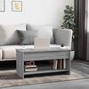 vidaXL Τραπεζάκι Σαλονιού Γκρι Sonoma102x50x52,5 εκ.Επεξεργασμένο Ξύλο