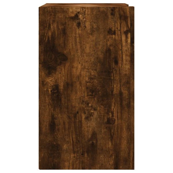 vidaXL Ντουλάπι Τοίχου Καπνιστή Δρυς 75x35x60 εκ. Επεξεργασμένο Ξύλο