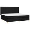 vidaXL &Kappa;&rho;&epsilon;&beta;ά&tau;&iota; Boxspring &mu;&epsilon; &Sigma;&tau;&rho;ώ&mu;&alpha; &Mu;&alpha;ύ&rho;&omicron; 200x200 &epsilon;&kappa;. &Upsilon;&phi;&alpha;&sigma;&mu;ά&tau;&iota;&nu;&omicron;