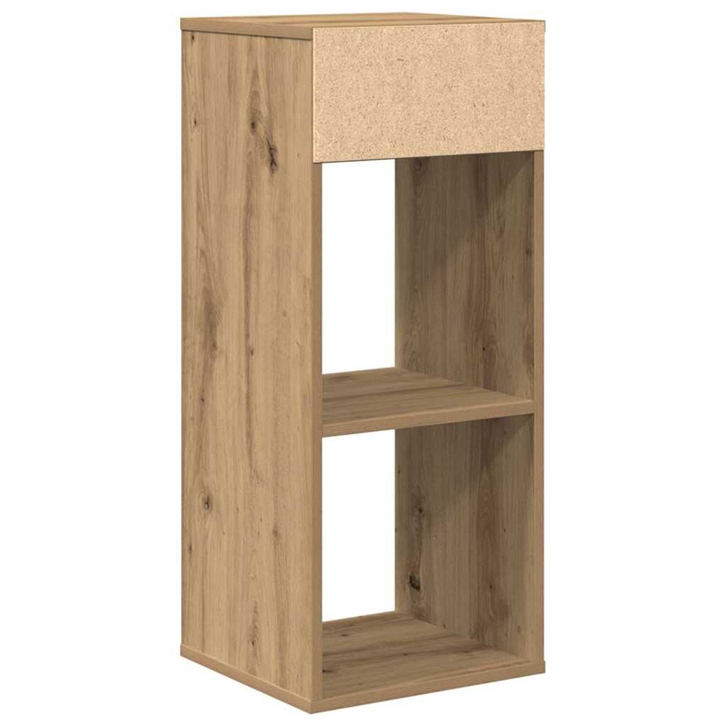 vidaXL Βιβλιοθήκη Artisan Δρυς 34x31x80 εκ. Επεξεργασμένο Ξύλο