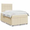 vidaXL &Kappa;&rho;&epsilon;&beta;ά&tau;&iota; Boxspring &mu;&epsilon; &Sigma;&tau;&rho;ώ&mu;&alpha; &Kappa;&rho;&epsilon;&mu; 120x200 &epsilon;&kappa;. &Upsilon;&phi;&alpha;&sigma;&mu;ά&tau;&iota;&nu;&omicron;