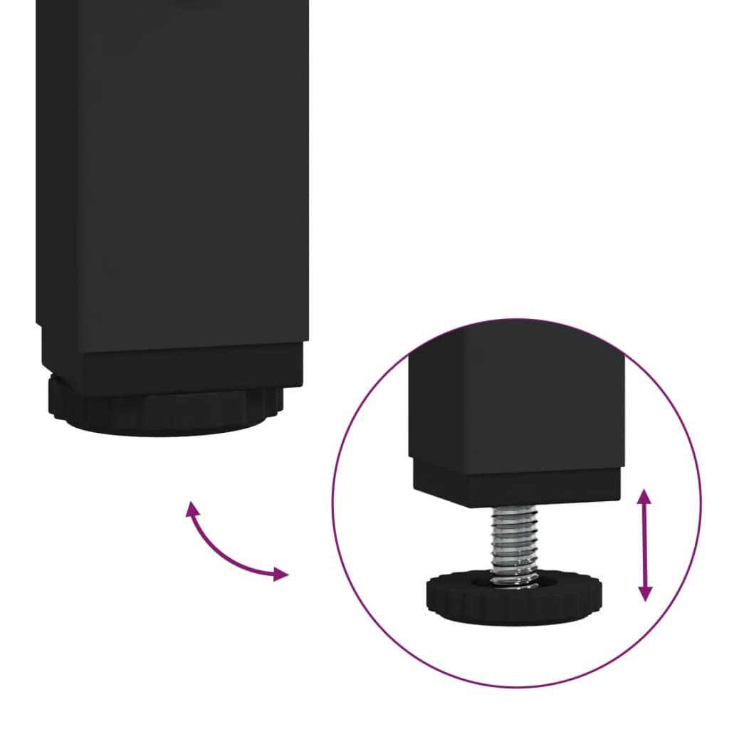 vidaXL Κομοδίνο τεχνίτης Δρυς 41x31x80 εκ. από Επεξεργασμένο Ξύλο