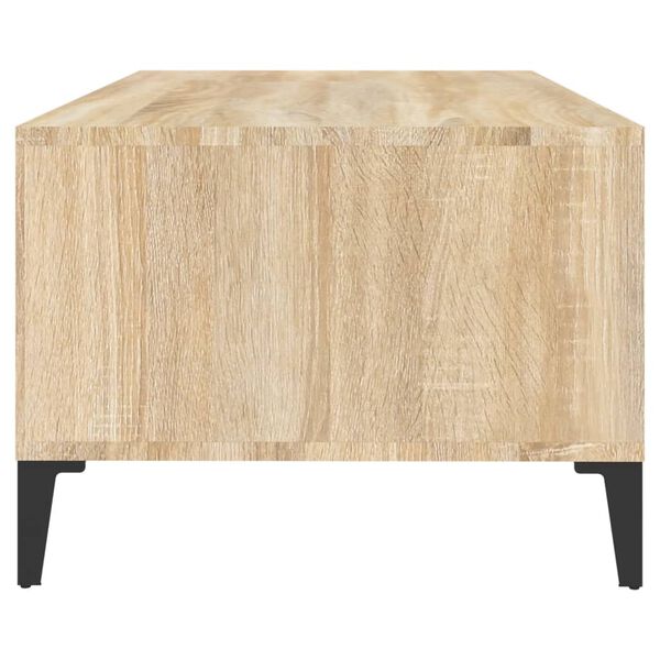vidaXL Τραπεζάκι Σαλονιού Sonoma Δρυς 90x50x36,5 εκ. Επεξεργασμ. Ξύλο