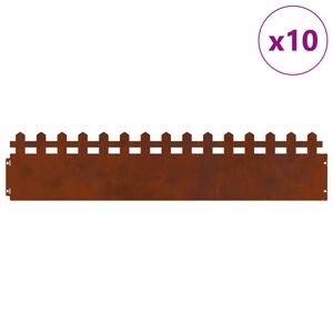 vidaXL &Pi;&epsilon;&rho;&iota;&gamma;&rho;ά&mu;&mu;&alpha;&tau;&alpha; &gamma;&kappa;&alpha;&zeta;ό&nu; 10 pcs &Sigma;&kappa; rusty 103 x 0,05 x 22 &epsilon;&kappa;