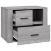 vidaXL Κομοδίνο Γκρι Sonoma 60x36x45 εκ. από Επεξεργασμένο Ξύλο