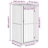 vidaXL Αποθήκη Κήπου Πράσινη 118,5x97x209,5 εκ. Γαλβανισμένο Ατσάλι