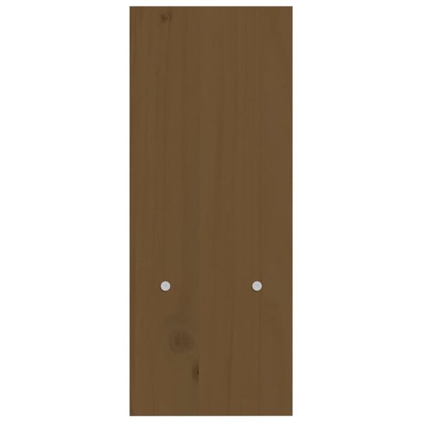vidaXL Βάση Οθόνης Καφέ Μελί (39-72)x17x43 εκ. από Μασίφ Ξύλο Πεύκου