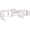vidaXL Έπιπλο Τηλεόρασης Αρτισιανή Δρυς 180x31,5x40εκ Επεξ. Ξύλο