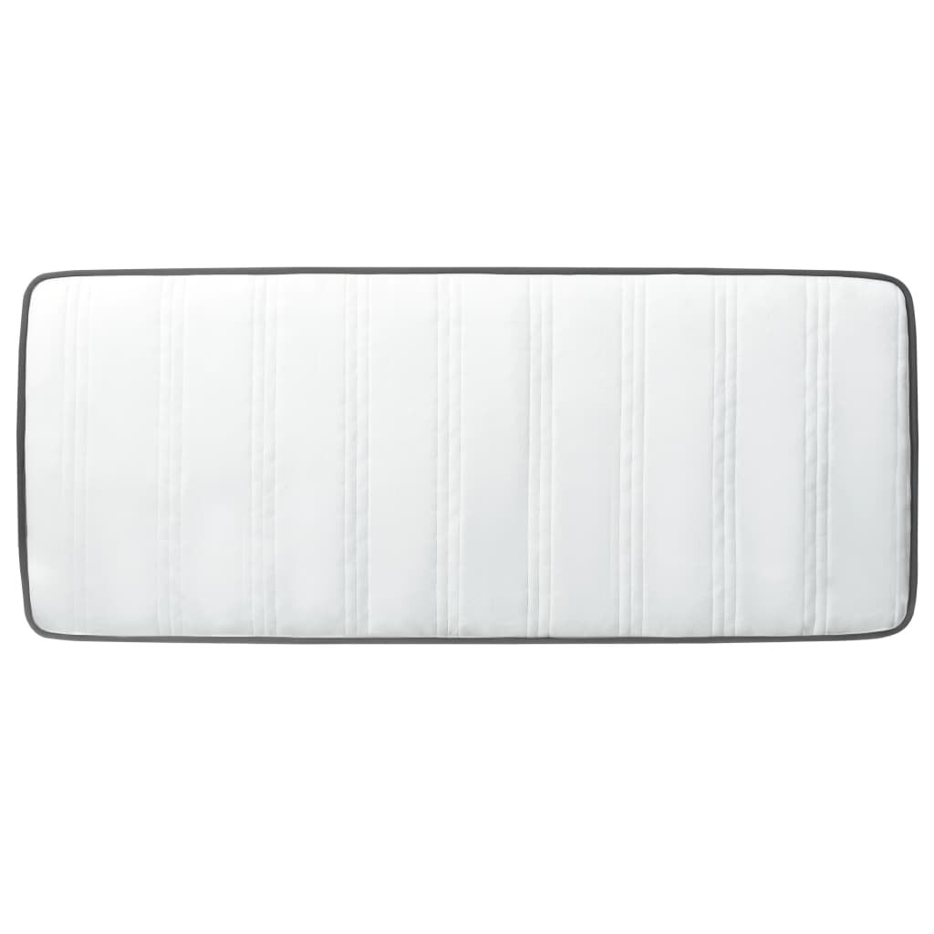 vidaXL Κρεβάτι Boxspring Σκούρο Γκρι 100 x 200 εκ. Υφασμάτινο