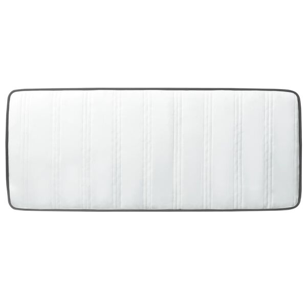 vidaXL Κρεβάτι Boxspring Σκούρο Γκρι 100 x 200 εκ. Υφασμάτινο