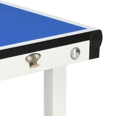 vidaXL Τραπέζι Ping Pong με Φιλέ Μπλε 152 x 76 x 66 εκ.