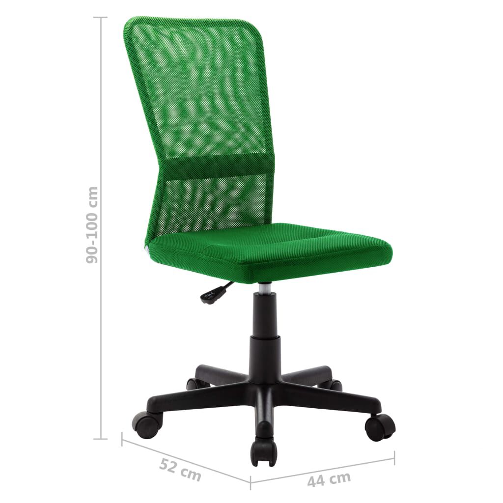 vidaXL Καρέκλα Γραφείου Πράσινη 44 x 52 x 100 εκ. Διχτυωτό Ύφασμα