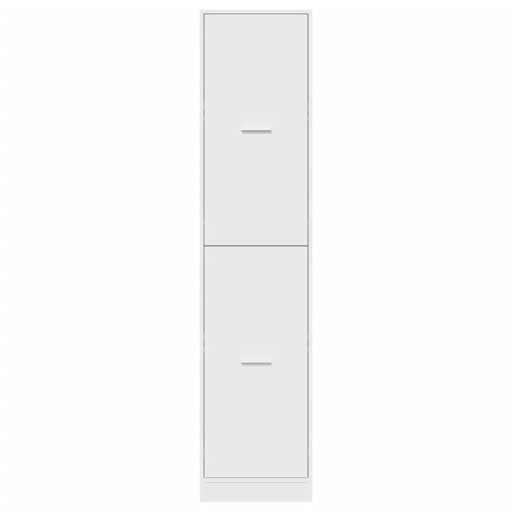 vidaXL Συρταριέρα Γενικής Χρήσης Λευκή 40x41x174,5 εκ. Επεξ. Ξύλο