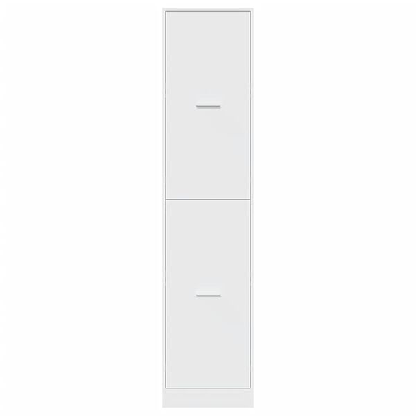 vidaXL Συρταριέρα Γενικής Χρήσης Λευκή 40x41x174,5 εκ. Επεξ. Ξύλο