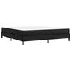 vidaXL Κρεβάτι με στρώμα Μαύρο 180 x 200 cm Τεχνητό δέρμα