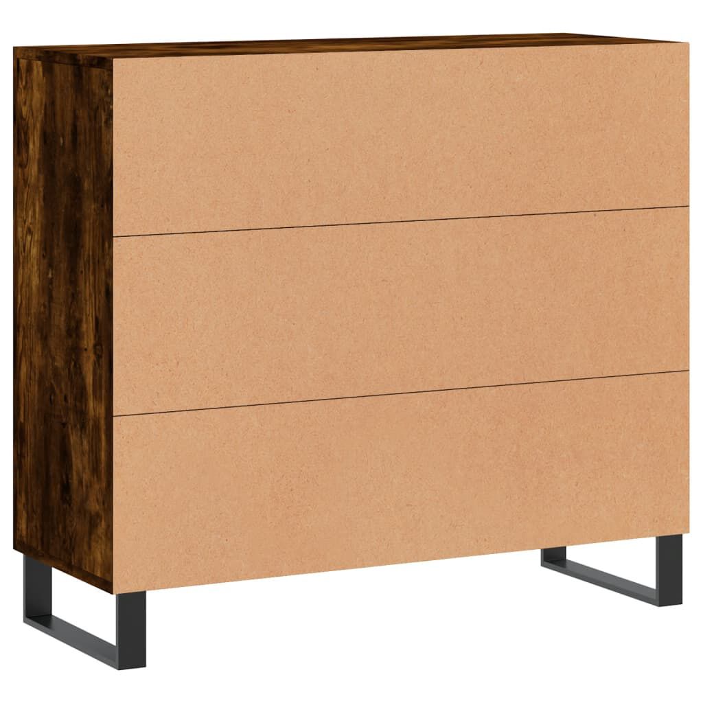 vidaXL Ντουλάπι Καπνιστή Δρυς 90x34x80 εκ. Επεξεργασμένο Ξύλο