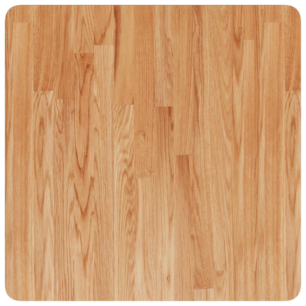 vidaXL Επιφάνεια Τραπεζιού Τετράγωνη Αν. Καφέ 60x60x2,5 εκ. Ξύλο Δρυς
