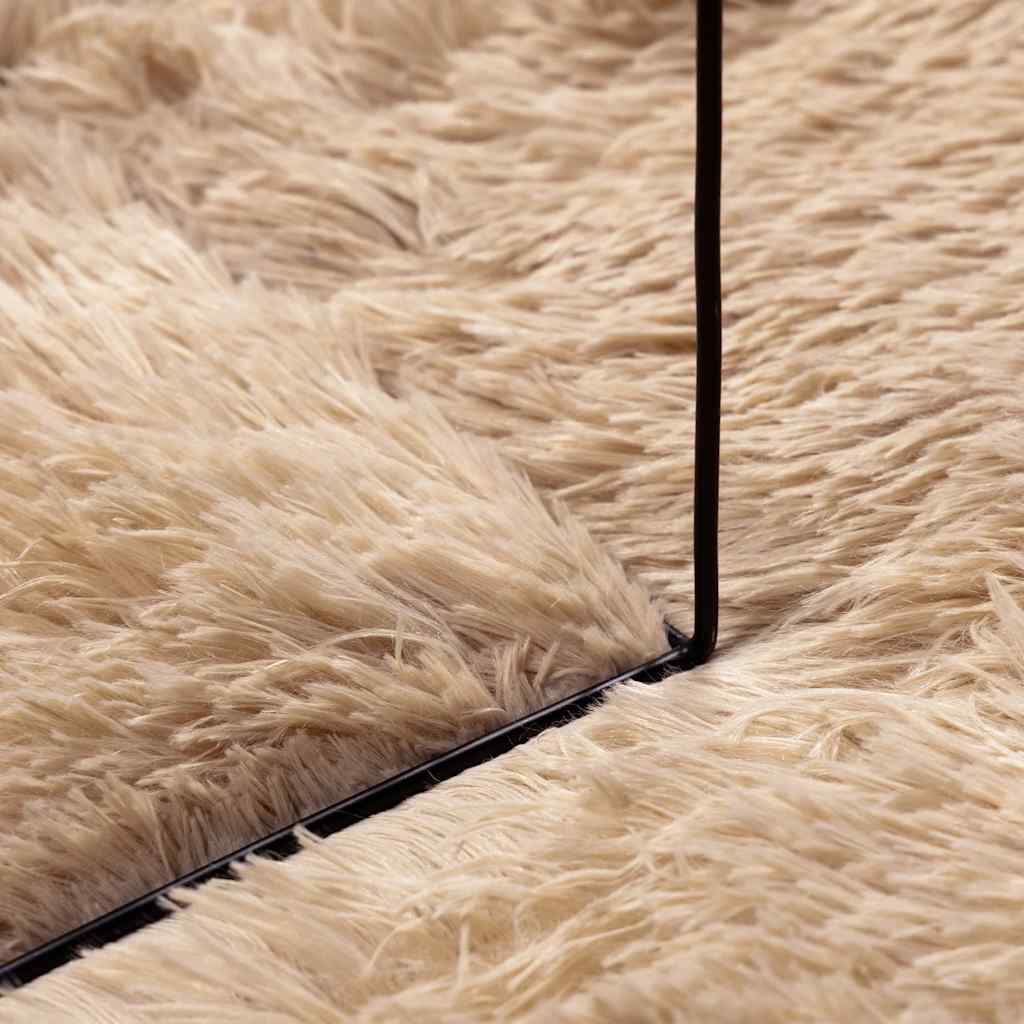 vidaXL Χαλί Shaggy με Ψηλό Πέλος NAVARRA Μπεζ 130x200 εκ. πολυεστέρας