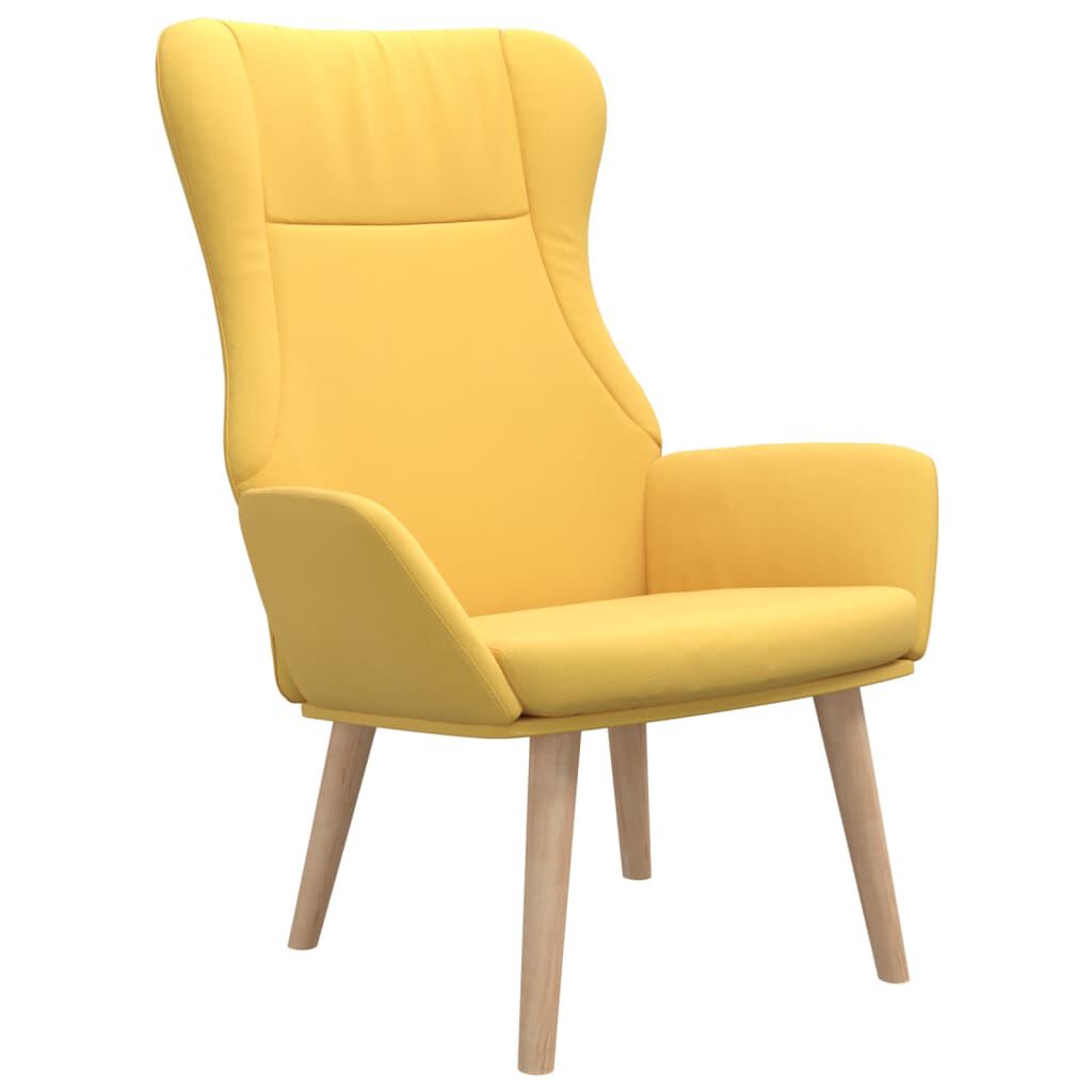 vidaXL Πολυθρόνα Relax Κίτρινο Μουσταρδί Υφασμάτινη