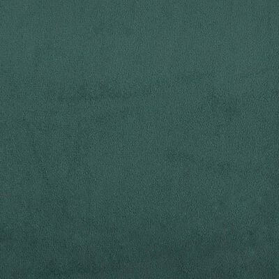 vidaXL Σετ Σαλονιού 2 Τεμαχίων Σκούρο πράσινο Βελούδινο με Μαξιλάρια