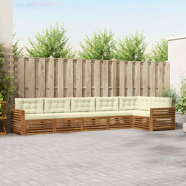 vidaXL &Sigma;&epsilon;&iota;&rho;ά &Kappa;&alpha;&nu;&alpha;&pi;έ &Epsilon;&xi;&omega;&tau;&epsilon;&rho;&iota;&kappa;&omicron;ύ &mu;&epsilon; &mu;&alpha;&xi;&iota;&lambda;ά&rho;&iota; 6 pcs &Phi;&upsilon;&sigma;&iota;&kappa;ό &kappa;&alpha;&iota; &Kappa;&rho;έ&mu;&alpha;