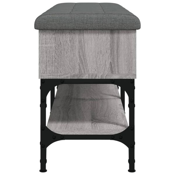 vidaXL Παπουτσοθήκη Γκρι Sonoma 102x32x45εκ. από Επεξεργασμένο Ξύλο