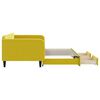 vidaXL Καναπές Κρεβάτι Συρόμεν. Κίτρινος 100x200εκ Βελούδινος Συρτάρια