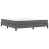 vidaXL Κρεβάτι με στρώμα Γκρι 180 x 200 cm Τεχνητό δέρμα
