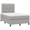vidaXL &Kappa;&rho;&epsilon;&beta;ά&tau;&iota; Boxspring &mu;&epsilon; &Sigma;&tau;&rho;ώ&mu;&alpha; & LED &Alpha;&nu;.&Gamma;&kappa;&rho;&iota; 120x200 &epsilon;&kappa; &Upsilon;&phi;&alpha;&sigma;&mu;ά&tau;&iota;&nu;&omicron;
