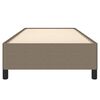 vidaXL Σκελετός Κρεβατιού Χωρίς Στρώμα Taupe 80x200 εκ. Υφασμάτινο