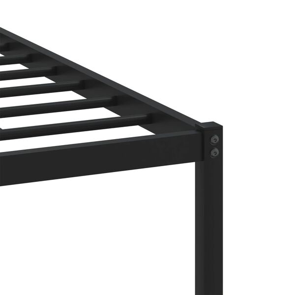 vidaXL Σκελετός Κρεβ. Χωρίς Στρώμα Sonoma Δρυς 107x203 εκ. Μεταλλικό