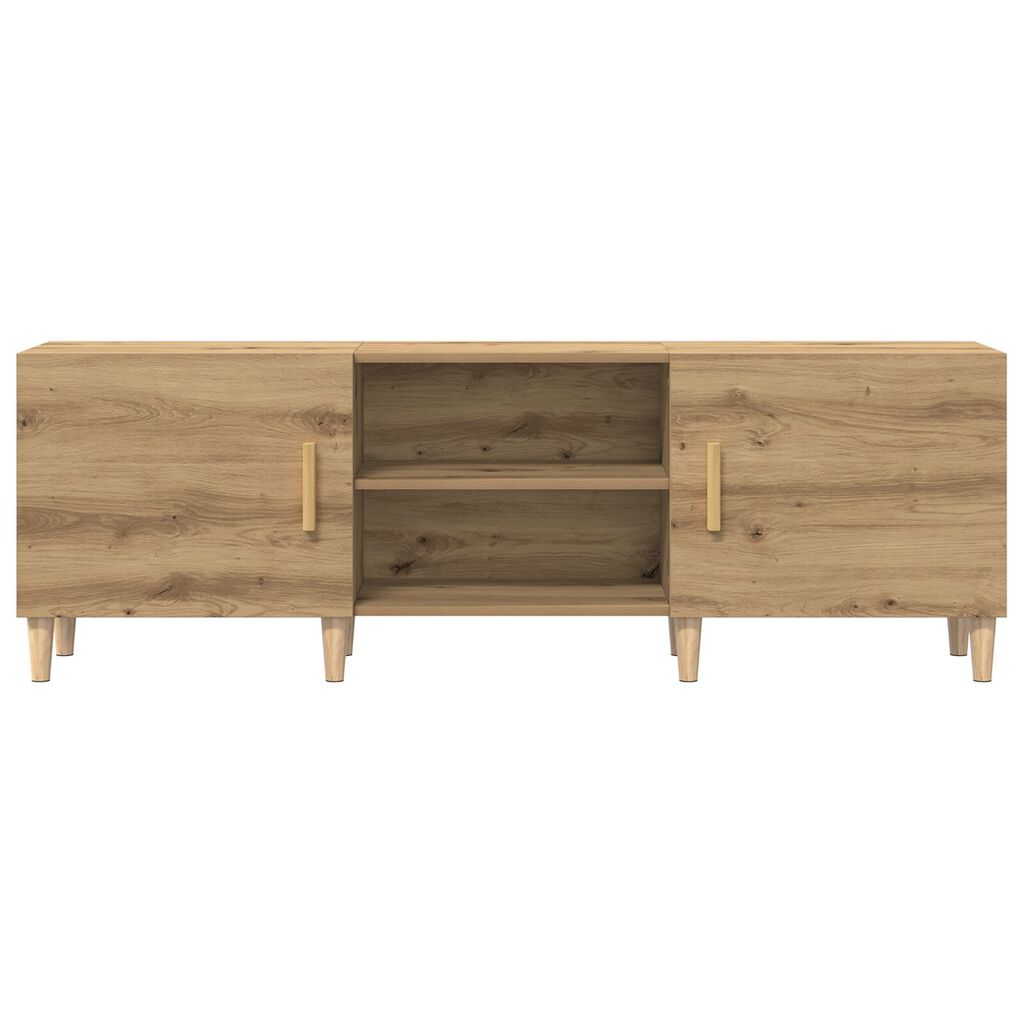 vidaXL Βάση τηλεόρασης σε Artisan Oak - 150x30x50 εκ - Κατασκευασμένη από τεχνικό ξύλο