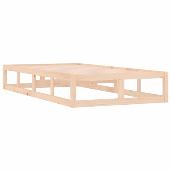 vidaXL Πλαίσιο Κρεβατιού 90 x 200 εκ. από Μασίφ Ξύλο