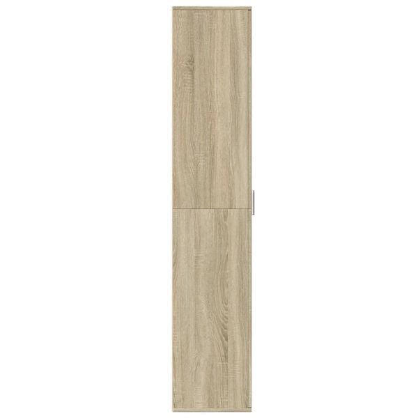 vidaXL Ντουλάπα Sonoma δρυς 60 x 35 x 180 εκ. από Επεξ. Ξύλο