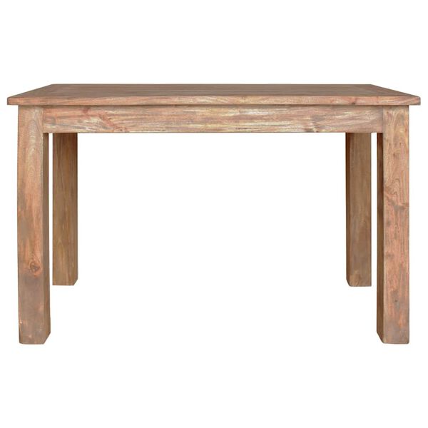 vidaXL Τραπεζαρία 120 x 60 x 77 εκ. από Μασίφ Ξύλο Μαόνι