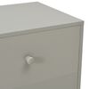 vidaXL Κομοδίνα 2 τεμ. Γκρι 40 x 30 x 50 εκ. από Μασίφ Ξύλο Πεύκου