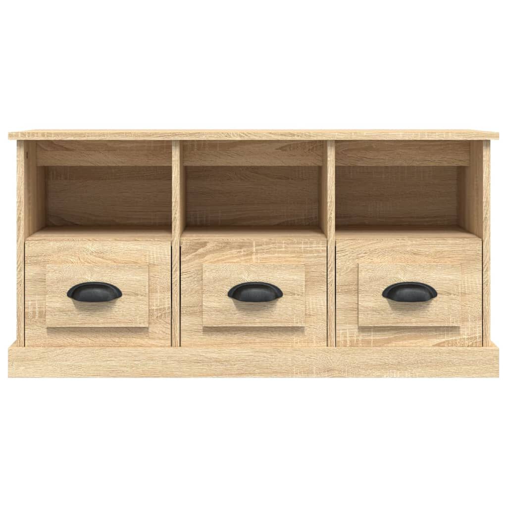vidaXL Έπιπλο Τηλεόρασης Sonoma Δρυς 100x35x50 εκ. Επεξ. Ξύλο