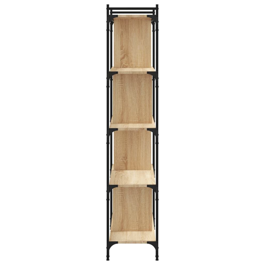 vidaXL Βιβλιοθήκη 5 Επιπέδων Sonoma Δρυς 76 x 32 x 158 εκ. Επεξ. Ξύλο