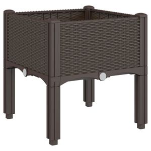 vidaXL &Zeta;&alpha;&rho;&nu;&tau;&iota;&nu;&iota;έ&rho;&alpha; &Kappa;ή&pi;&omicron;&upsilon; &mu;&epsilon; &Pi;ό&delta;&iota;&alpha; &Kappa;&alpha;&phi;έ 40x40x42 &epsilon;&kappa;. &Pi;&omicron;&lambda;&upsilon;&pi;&rho;&omicron;&pi;&upsilon;&lambda;έ&nu;&iota;&omicron;