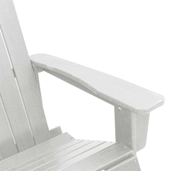 vidaXL Κουνιστή Καρέκλα Adirondack Λευκή 73.5x92x90 εκ.