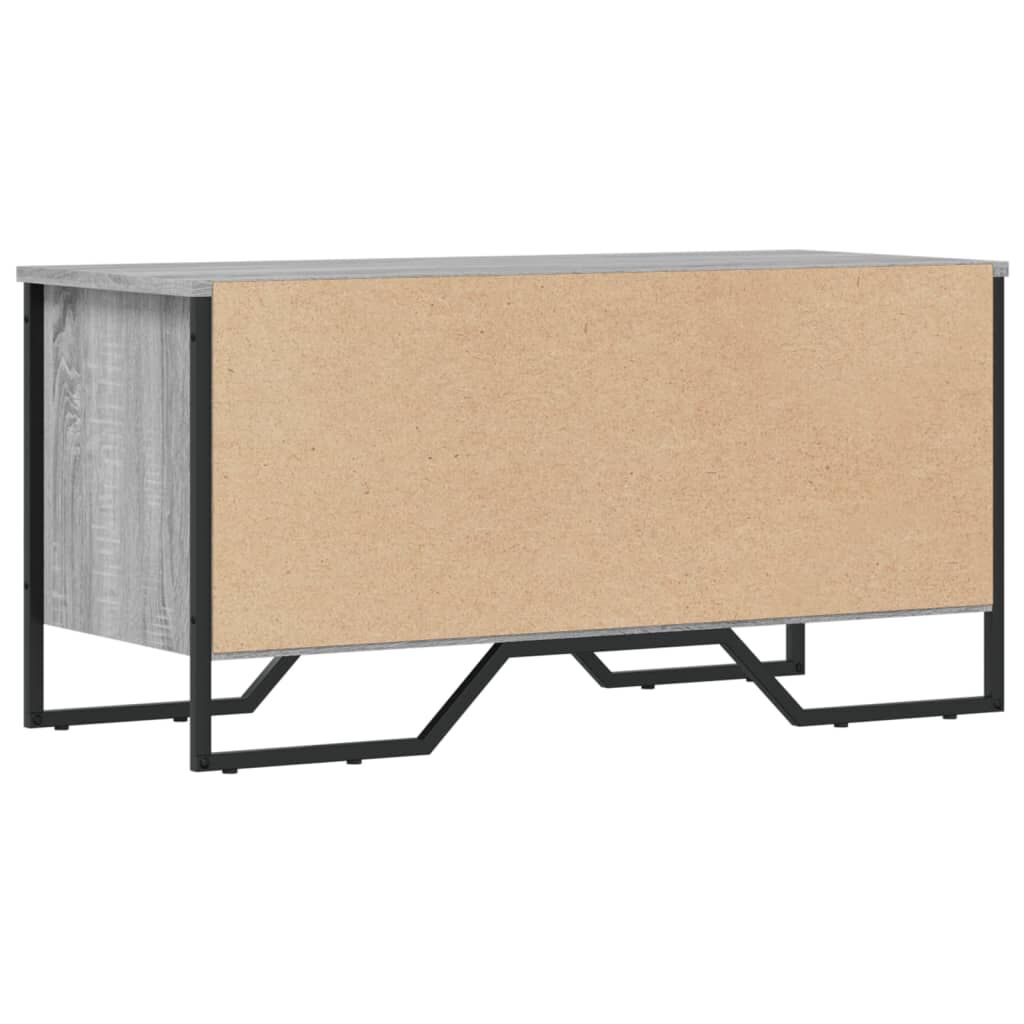 vidaXL Παπουτσοθήκη Γκρι Sonoma 90x38x45,5 εκ. από Επεξεργ. Ξύλο