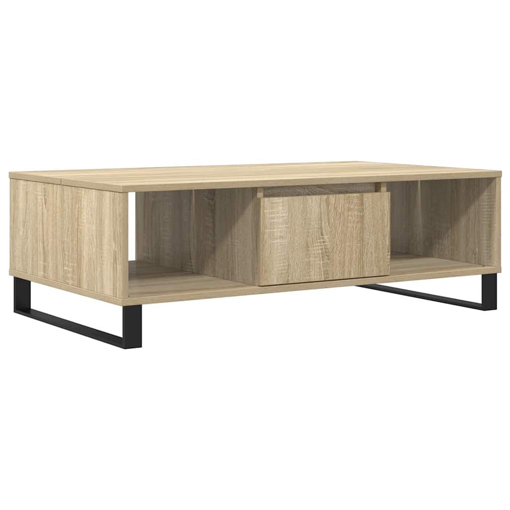 vidaXL Τραπεζάκι Σαλονιού Sonoma Δρυς 104x60x35 εκ. από Επεξεργ. Ξύλο