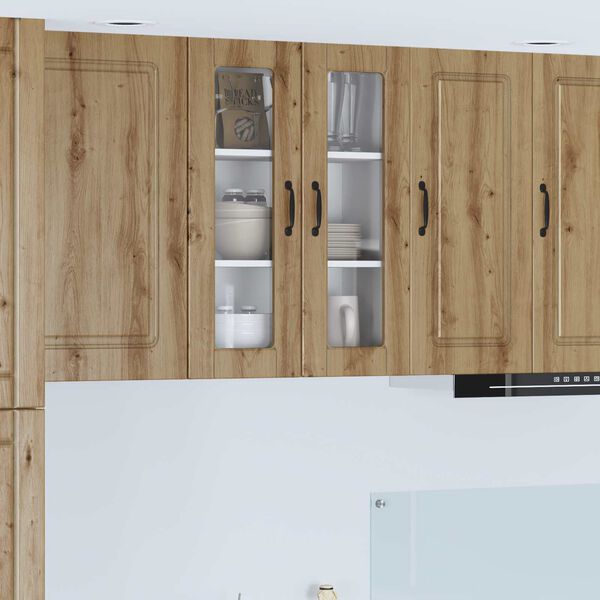 vidaXL &Nu;&tau;&omicron;&upsilon;&lambda;ά&pi;&alpha; &Kappa;&omicron;&upsilon;&zeta;ί&nu;&alpha;&sigmaf; &mu;&epsilon; &rho;ά&phi;&iota; &mu;&epsilon; &pi;ό&rho;&tau;&alpha; Artisan Oak 60 x 31 x 80 &epsilon;&kappa;.