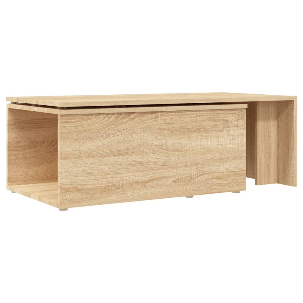 vidaXL Τραπεζάκι Σαλονιού Sonoma Δρυς 150x50x35 εκ. από Επεξ. Ξύλο
