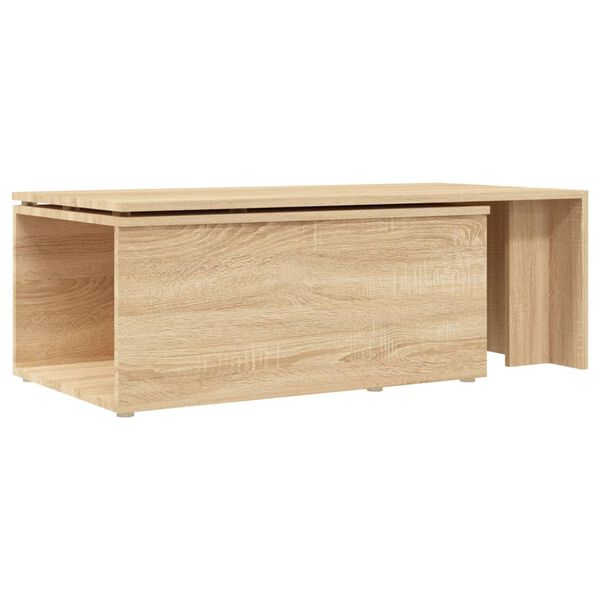 vidaXL Τραπεζάκι Σαλονιού Sonoma Δρυς 150x50x35 εκ. από Επεξ. Ξύλο