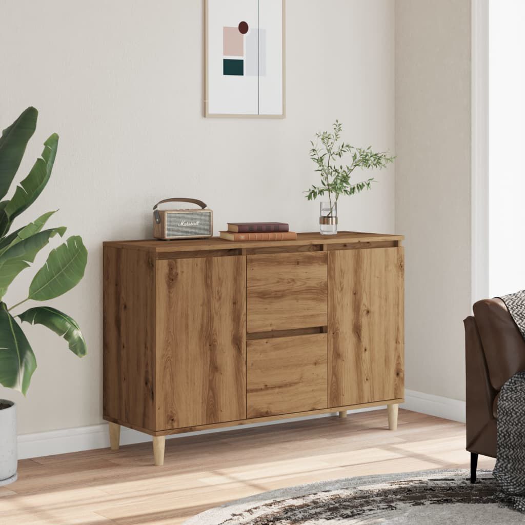 vidaXL Μπουφές Αρτισιανή Δρυς 102x35x70 εκ. από Επεξεργασμένο Ξύλο