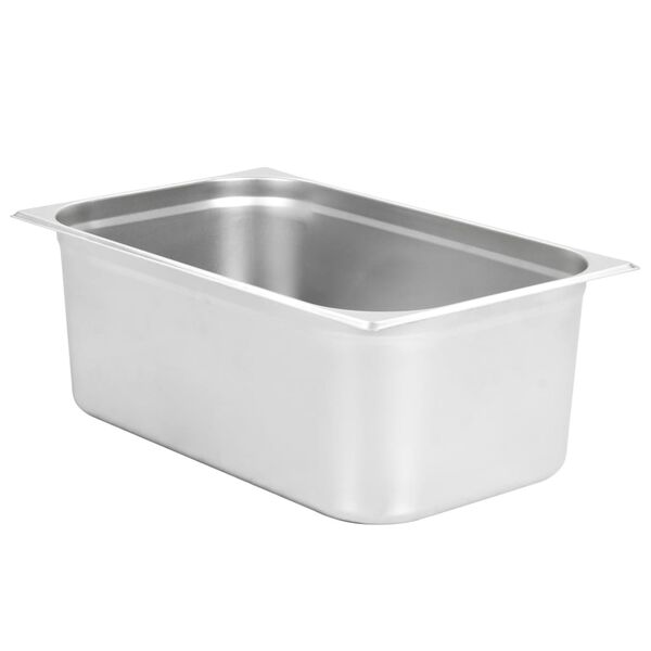 vidaXL Λεκάνες Gastronorm 2 τεμ. GN 1/1 200 χιλ. από Ανοξείδωτο Ατσάλι