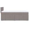 vidaXL &Kappa;&rho;&epsilon;&beta;ά&tau;&iota; Boxspring &mu;&epsilon; &Sigma;&tau;&rho;ώ&mu;&alpha; Taupe 80x200 &epsilon;&kappa;. &Upsilon;&phi;&alpha;&sigma;&mu;ά&tau;&iota;&nu;&omicron;