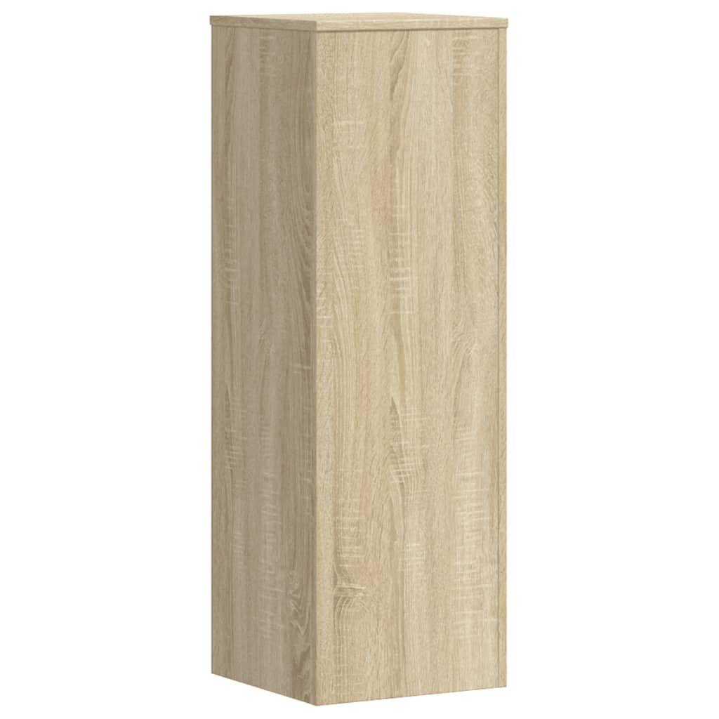 vidaXL Βάσεις Φυτών Sonoma Δρυς 33x33x100εκ. Επεξεργασμένο Ξύλο